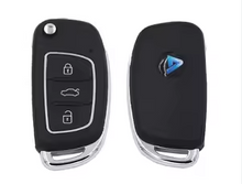 KEYDIY, Hyundai Style 3-Button Universal Flip Key Remote / Black (KD-B16)