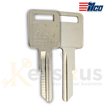B44 / GM - E Key Blanks – 10-Pack | Brass Key Blanks for Utility, Cabinet, and Equipment Locks