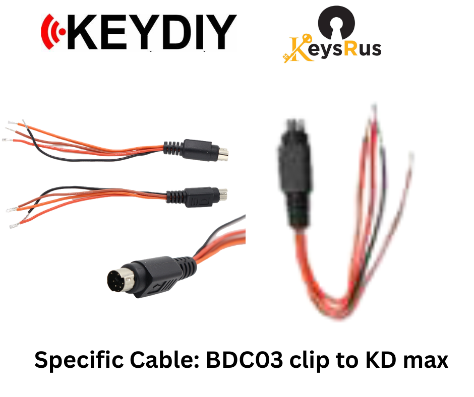 KEYDIY BDC03 Clip to KD MAX Cable, BMW BDC3 Programming Adapter Cable