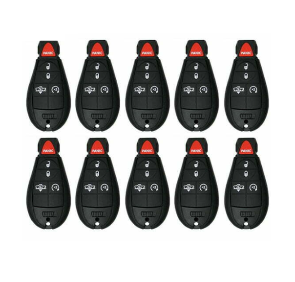 2013–2023 Dodge Ram / 5-Button Fobik Key / FCC ID: GQ4-53T (Aftermarket Replacement)