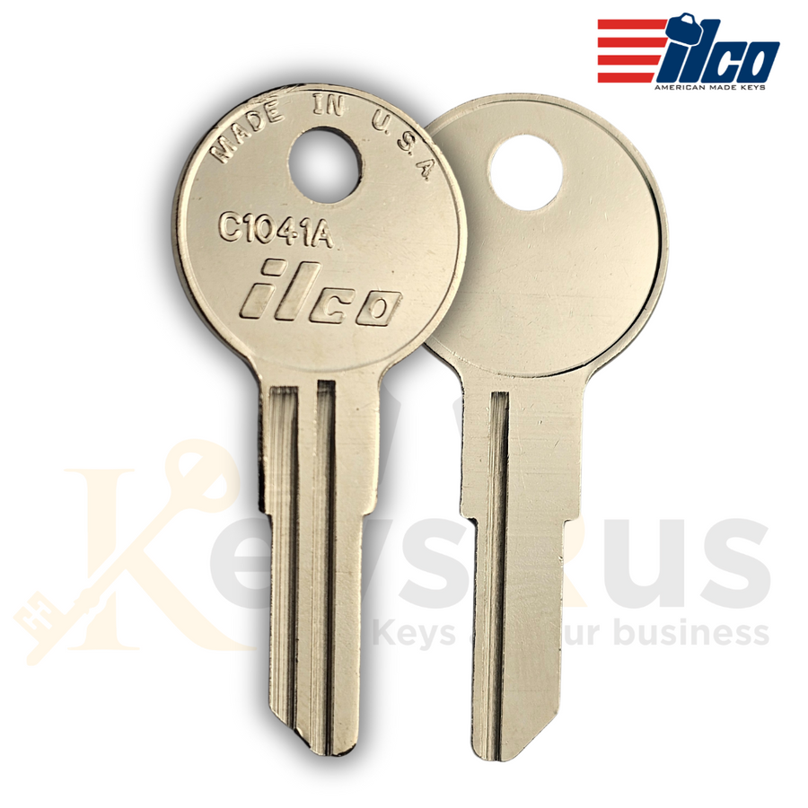 C1041A / CG31 Key Blanks, 10 Pack, ILCO, Compatible with Chicago Lock Systems, Residential & Commercial Use
