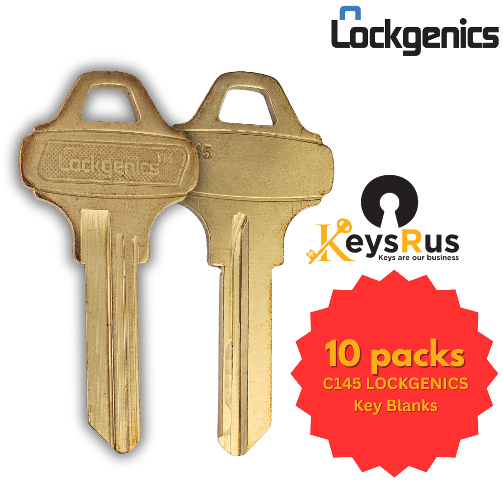 C145 LOCKGENICS Keyblank Everest | 10Pack | High-Quality Key Blanks