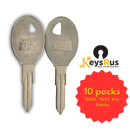 ILCO Nissan / Infiniti DA31 / X210 Metal Key 10/pack