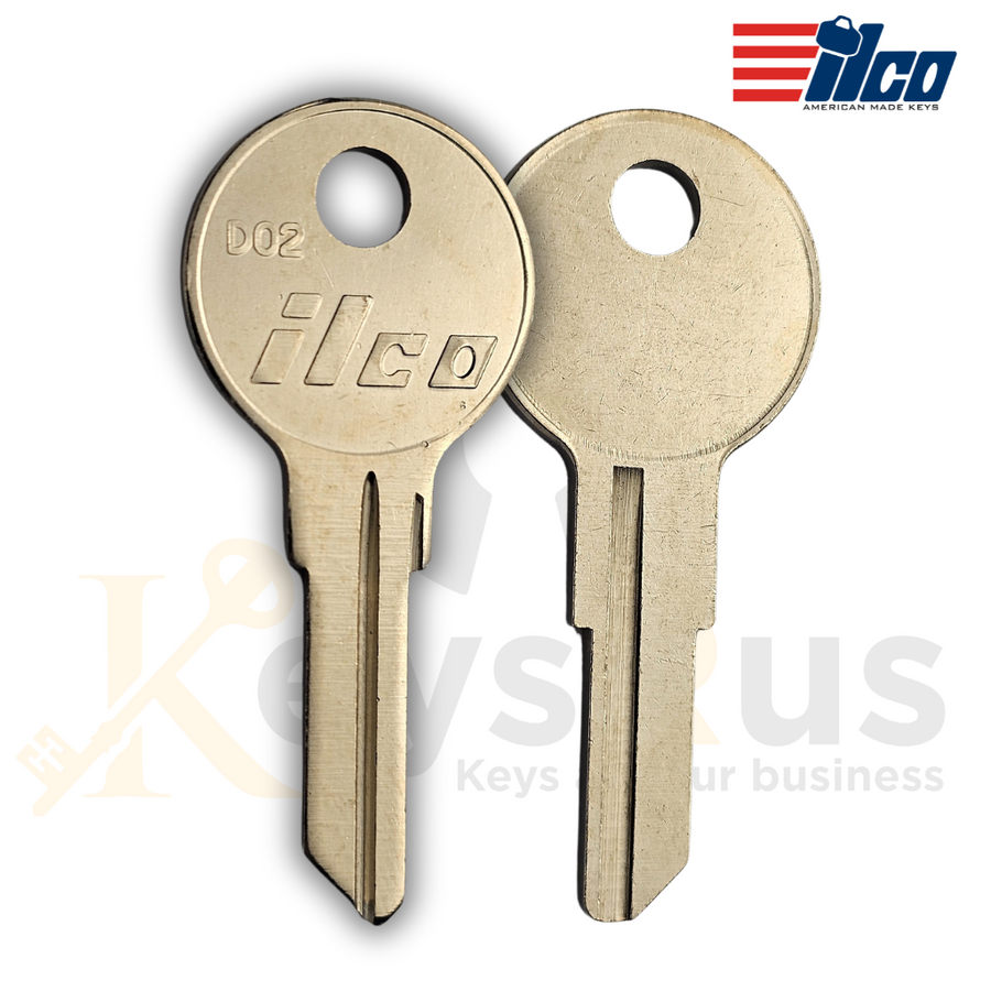 DO2 Key Blanks, 10 Pack, Durable Key Blanks for Residential & Commercial Use