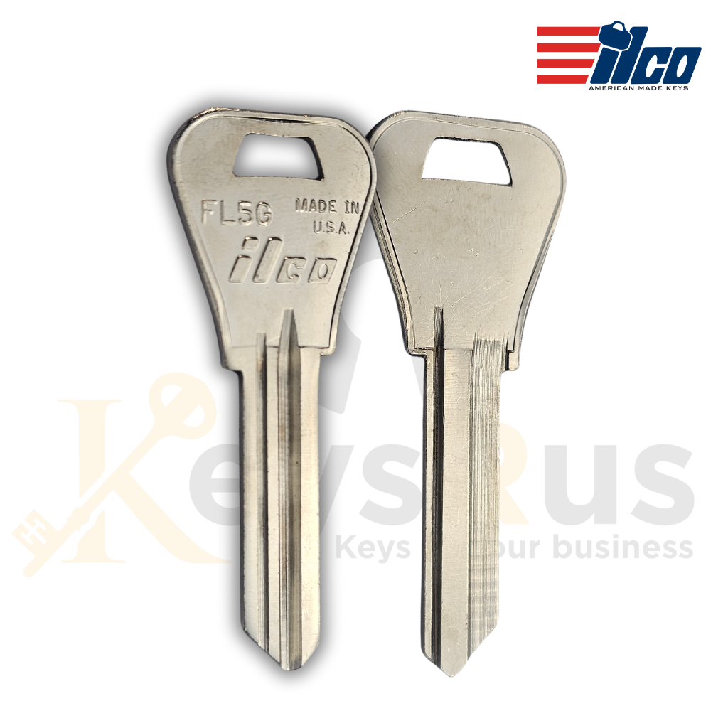 FL5G Key Blank 10 Pack for Padlock - Single Key ILCO
