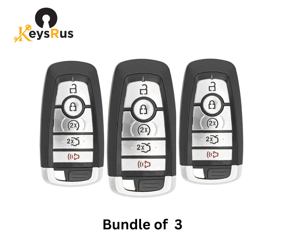 2017–2023 Ford F-Series / 5-Button Smart Key w/ Tailgate / FCC ID: M3N-A2C93142600 / PN: 164-R8166 (Aftermarket)