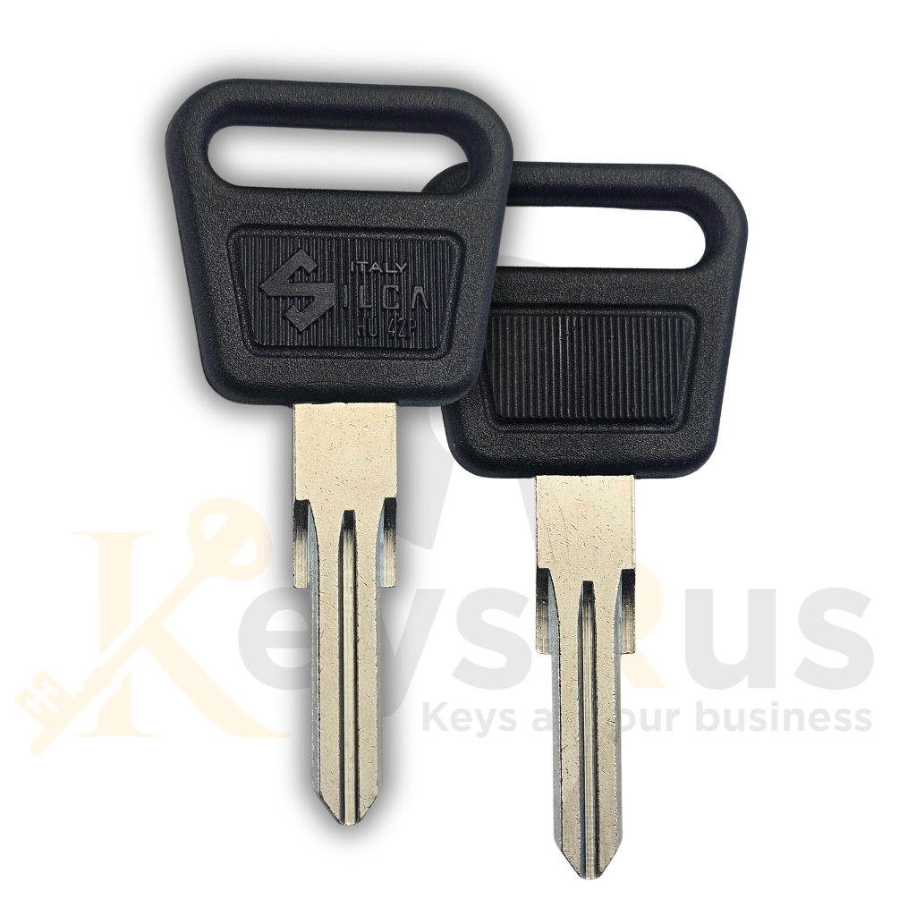 HU42P-SI, HF52-P Plastic Head Porsche 928 Key blank ILCO single key
