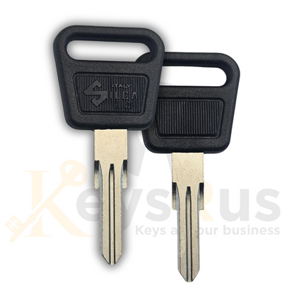 HU42P-SI, HF52-P Plastic Head Porsche 928 Key blank ILCO single key