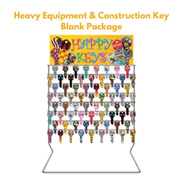 Heavy Equipment & Construction Key Blank Package