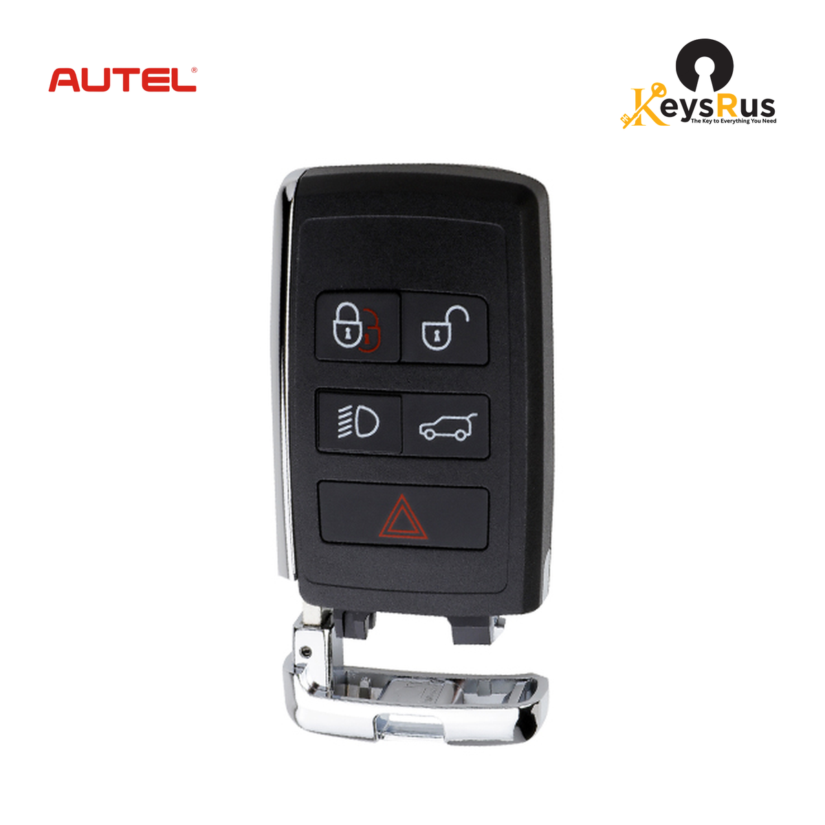 Autel IKEYLR5TPA Land Rover / Jaguar 5-Button Universal Smart Key — key construction and components