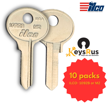 M2 | ILCO 1092B Master Key Blank - 10 Pack