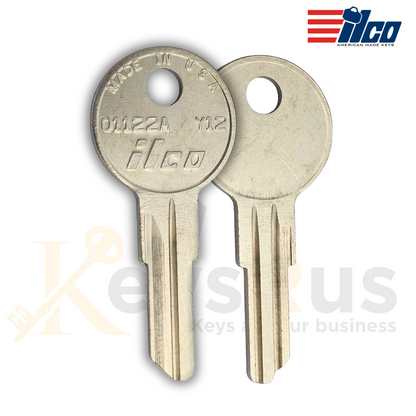 ILCO 01122A / Y12 Key Blanks – 10 Pack | Brass | Compatible with Yale, RV, Toolbox, and Vintage Lock Systems
