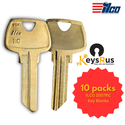 1007RC Key Blank – 5-Pin Sargent RC Keyway – NP – 10-Pack – ILCO
