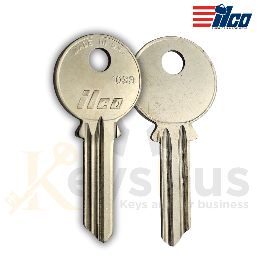 ILCO 1033 series key blanks, 10 pack