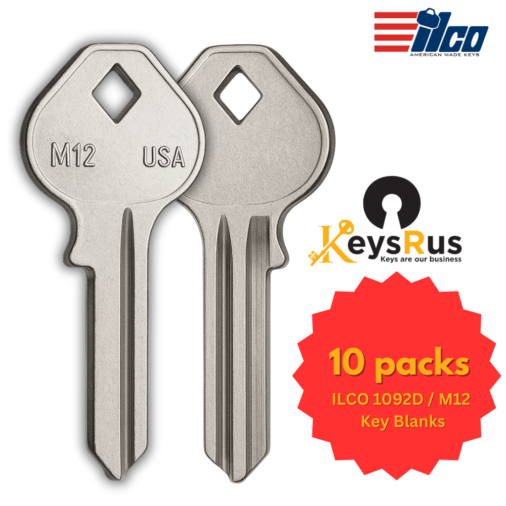 M12 | ILCO 1092D Master Magnum Key Blank - 10 Pack