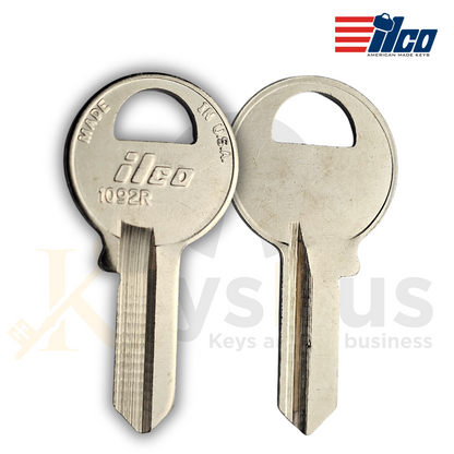 M1, ILCO 1092R / M1-RV Reverse Master Key Blank - 10 Pack