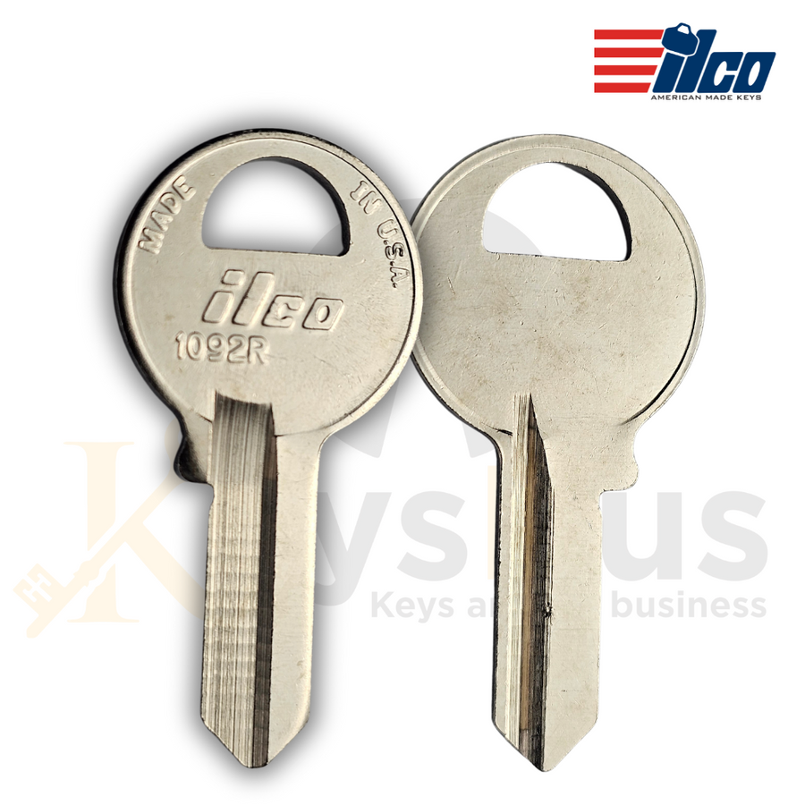 M1, ILCO 1092R / M1-RV Reverse Master Key Blank - 10 Pack