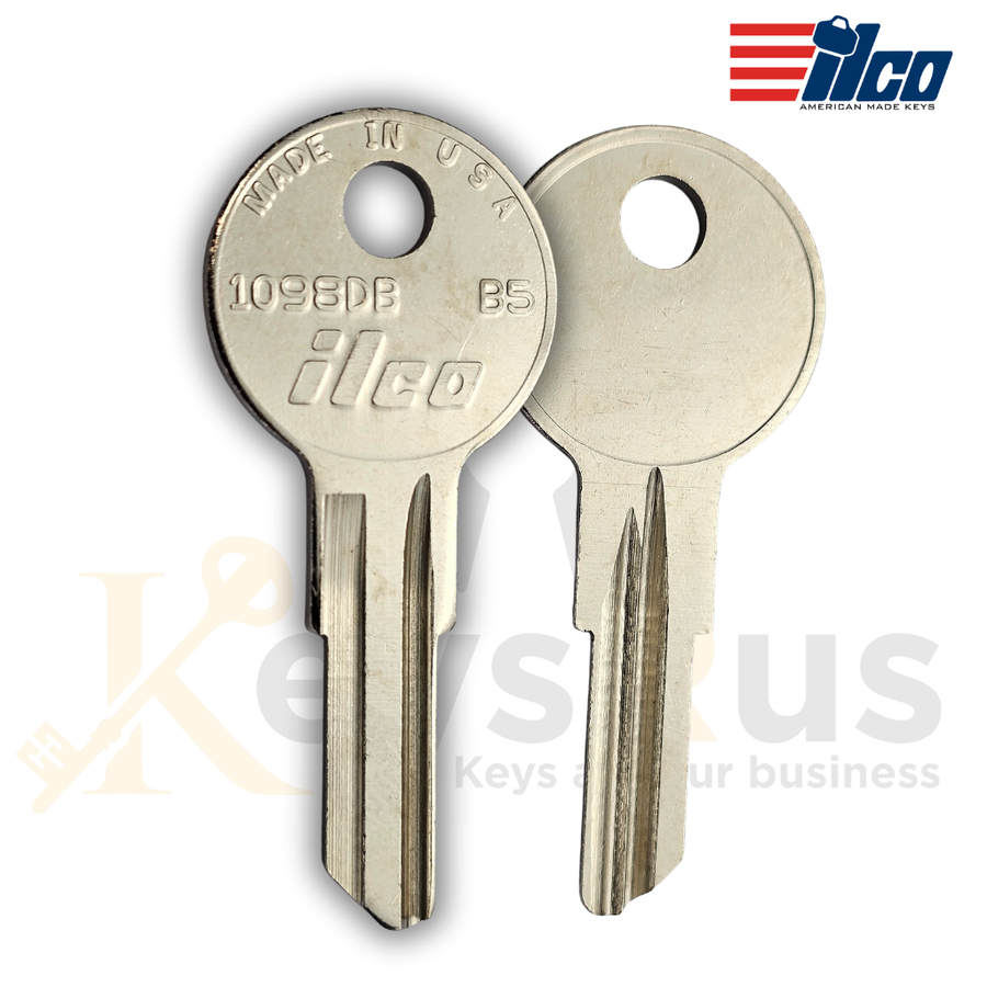 ILCO 1098DB / B5 Boat Key Blank, 10 pack