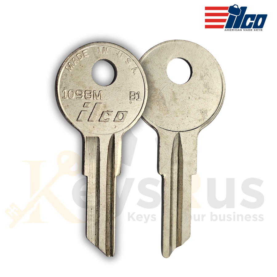 ILCO 1098M / B1 Residential Key Blank, 10 pack