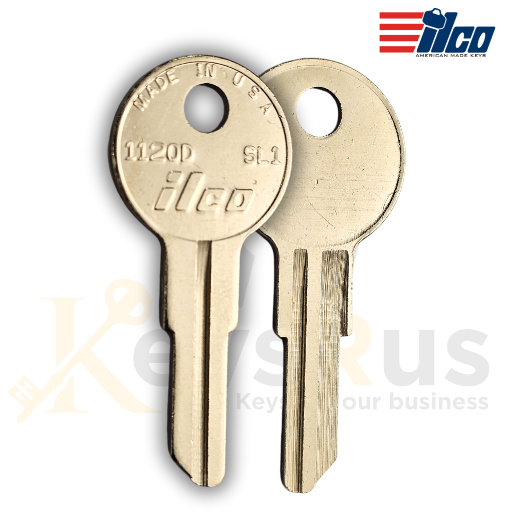 ILCO 1120D / SL1 Key Blanks, 10 Pack, Fits Slaymaker, Rockaway, Indiana, SP, and More
