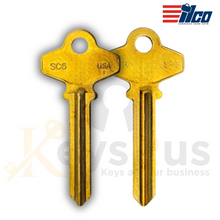 ILCO 1370A / SC6 Key Blanks – 6-Pin – Nickel Plated – 10 Pack