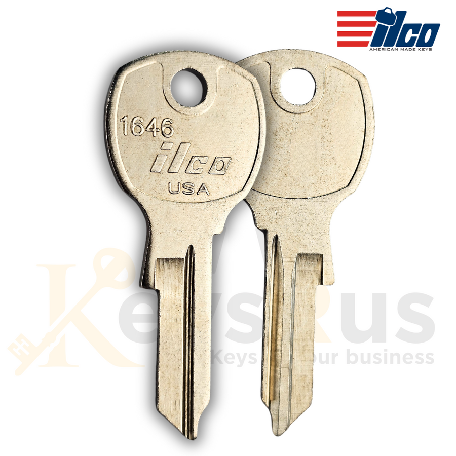 ILCO 1646 Key Blanks, 10 Pack, USPS Mailbox & PO Box Key Blank for CBU, Salsbury, NCL, and More