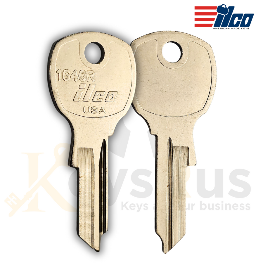 ILCO 1646R Key Blanks, 10 Pack, USPS Mailbox Key Blank for CBU, Vital, Salsbury, and More