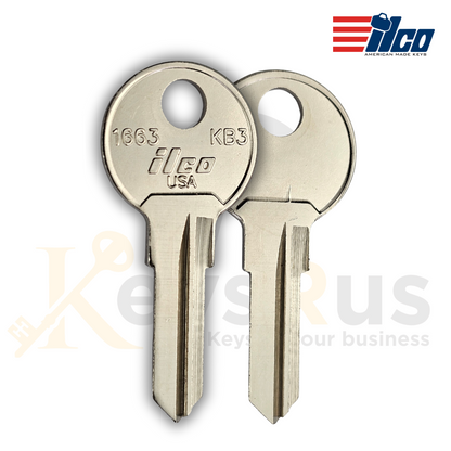 ILCO 1663 / KB3 Key Blank – 10/Pack