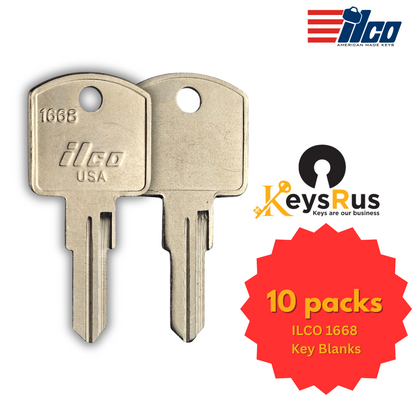 1668 / 009 Key Blank – 10-Pack – ILCO