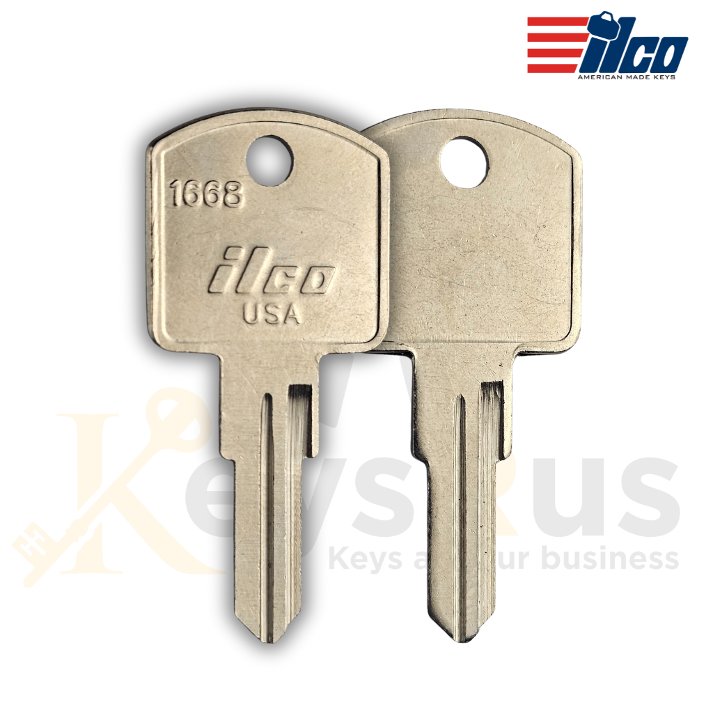 ILCO 1668 / Richelieu 009 Key Blanks, 10 Pack