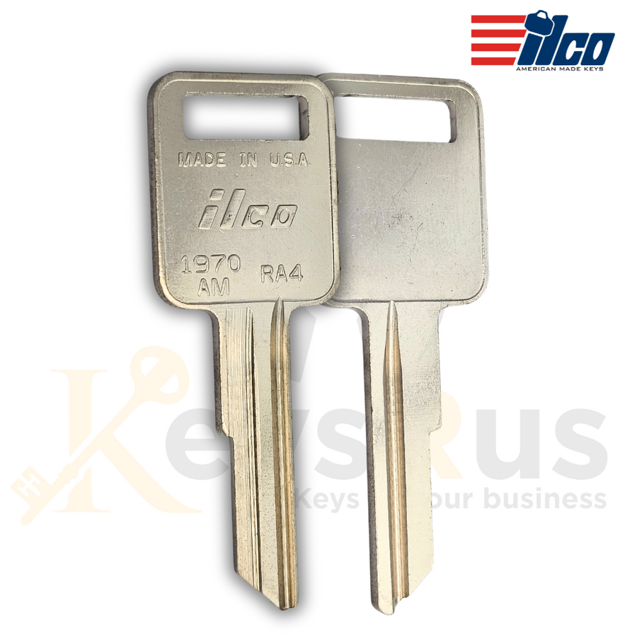 ILCO 1970AM / RA4 Key Blanks, 10 pack