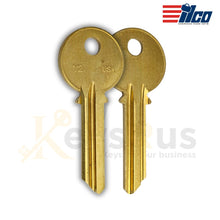 ILCO 999A / Y2-BR Key Blanks – 10 Pack – 6-Pin Brass Keys for Yale Systems