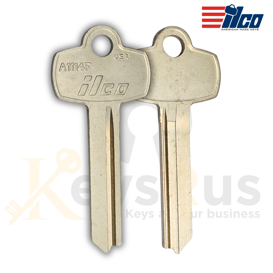 ILCO A1114F Key Blank, 10-Pack, Residential, Commercial & Condo Key Blanks