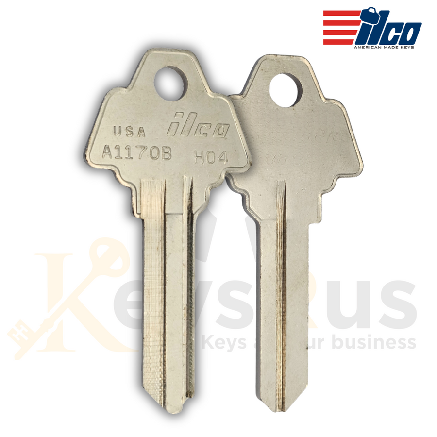 ILCO A1170B / HO4 Key Blanks, 10 Pack, Residential & Commercial Use