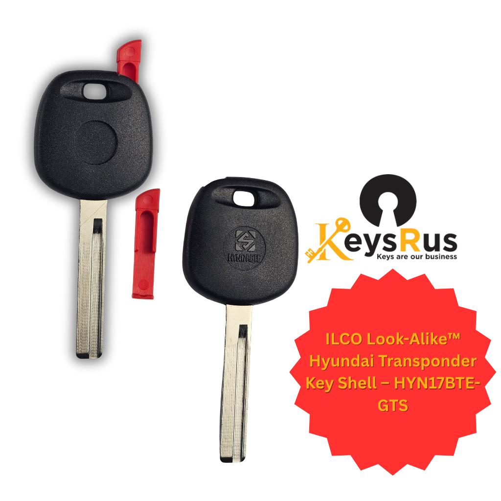 ILCO Look-Alike™ Hyundai Transponder Key Shell – HYN17BTE-GTS (HY18-GTS)
