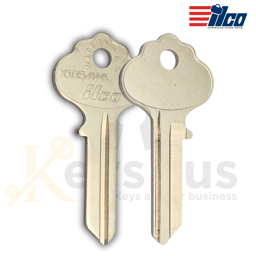 ILCO X1054WA / WR2 Key Blanks, 10 Pack