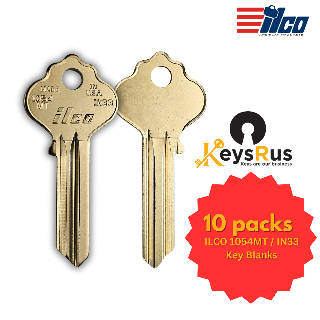 1054MT / IN33 Key Blank – 10-Pack – ILCO