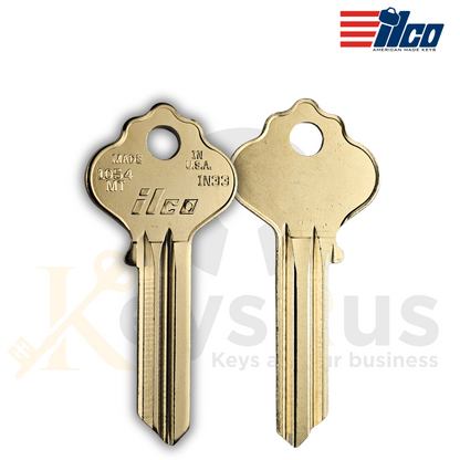 ILCO 1054MT / IN33 Key Blanks, 10 pack