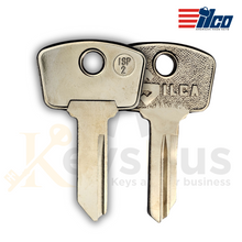 Silca ISP2 / Ilco ISP2 Key Blank – Harley-Davidson & Vintage Motorcycle | Nickel‑Plated Brass (Uncut)