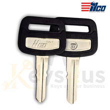 Ilco HD70U‑P (X71) Key Blank 5 Pack– Honda &amp; Triumph Plastic‑Head Replacement | Uncut Nickel‑Plated Brass