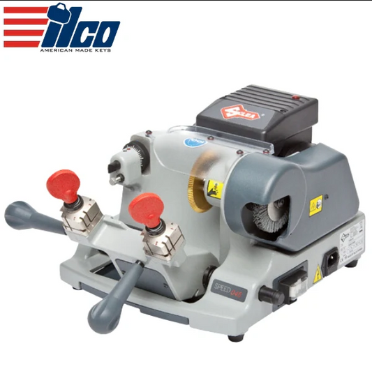 SILCA / ILCO SPEED 045 Manual Key Cutting Machine, Duplicator for Edge-Cut Keys
