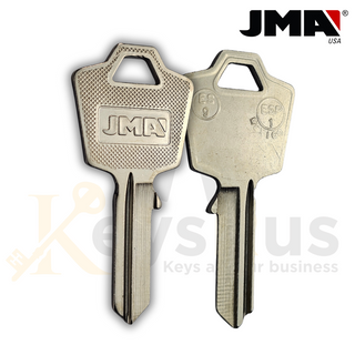 JMA ESP1 / ES9 Key Blank, Uncut Brass Key for ESP Locks, Compatible with Ilco ES9