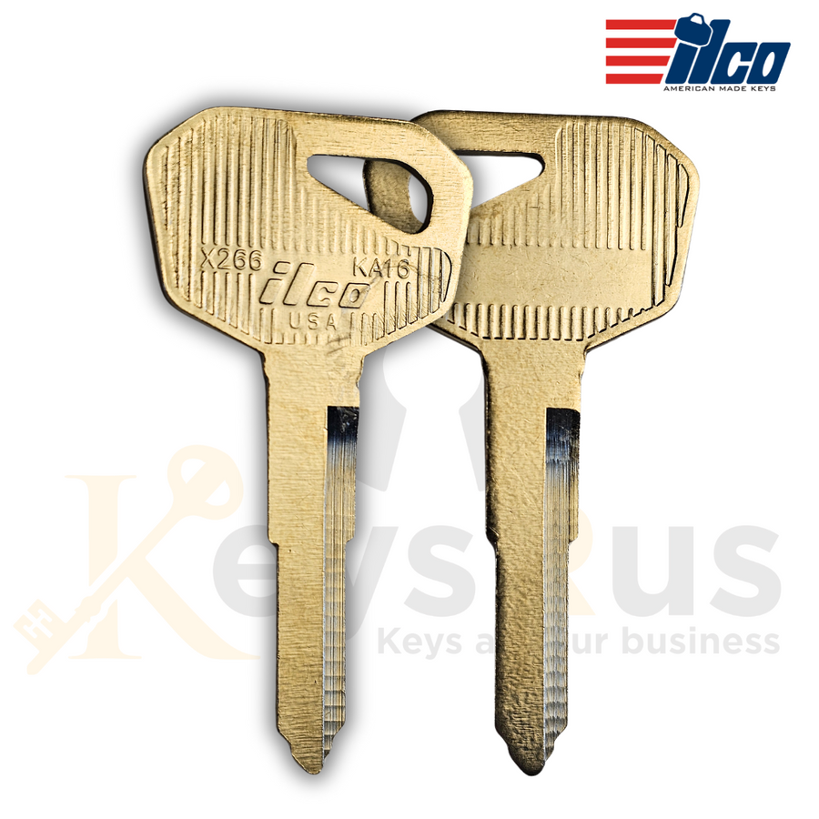 ILCO KA16 / X266 key blanks, 10 pack