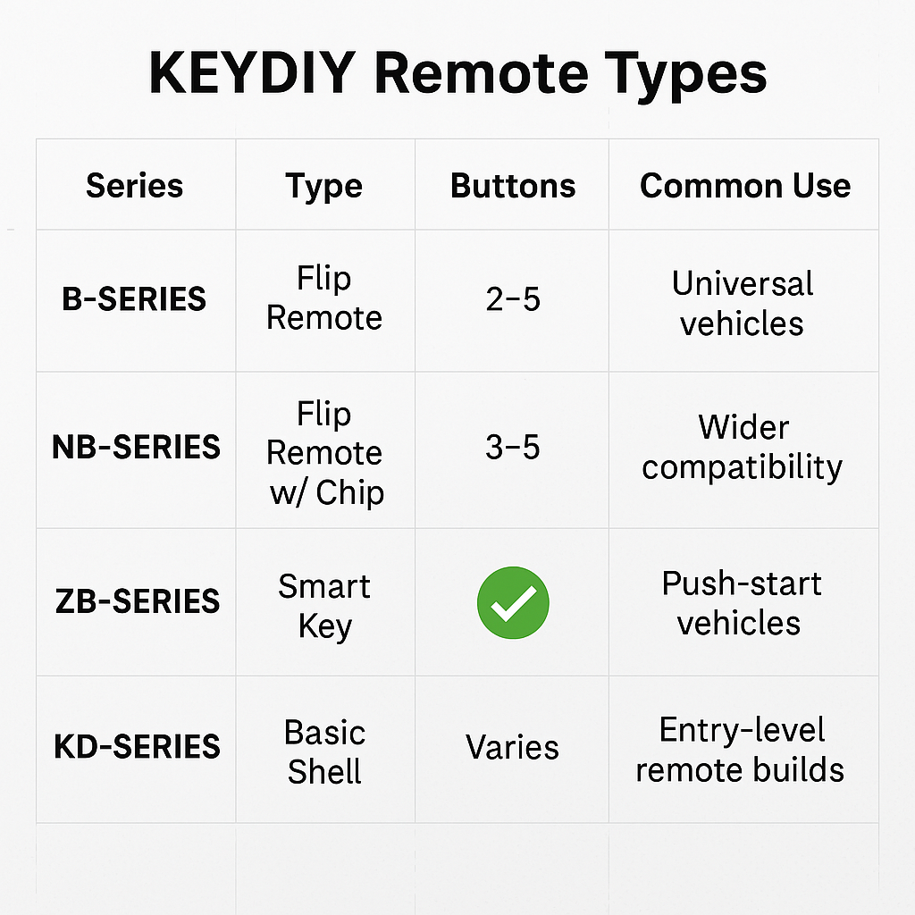 KEYDIY – Toyota Style 3-Button Universal Flip Key Remote (KD-B13-2+1)