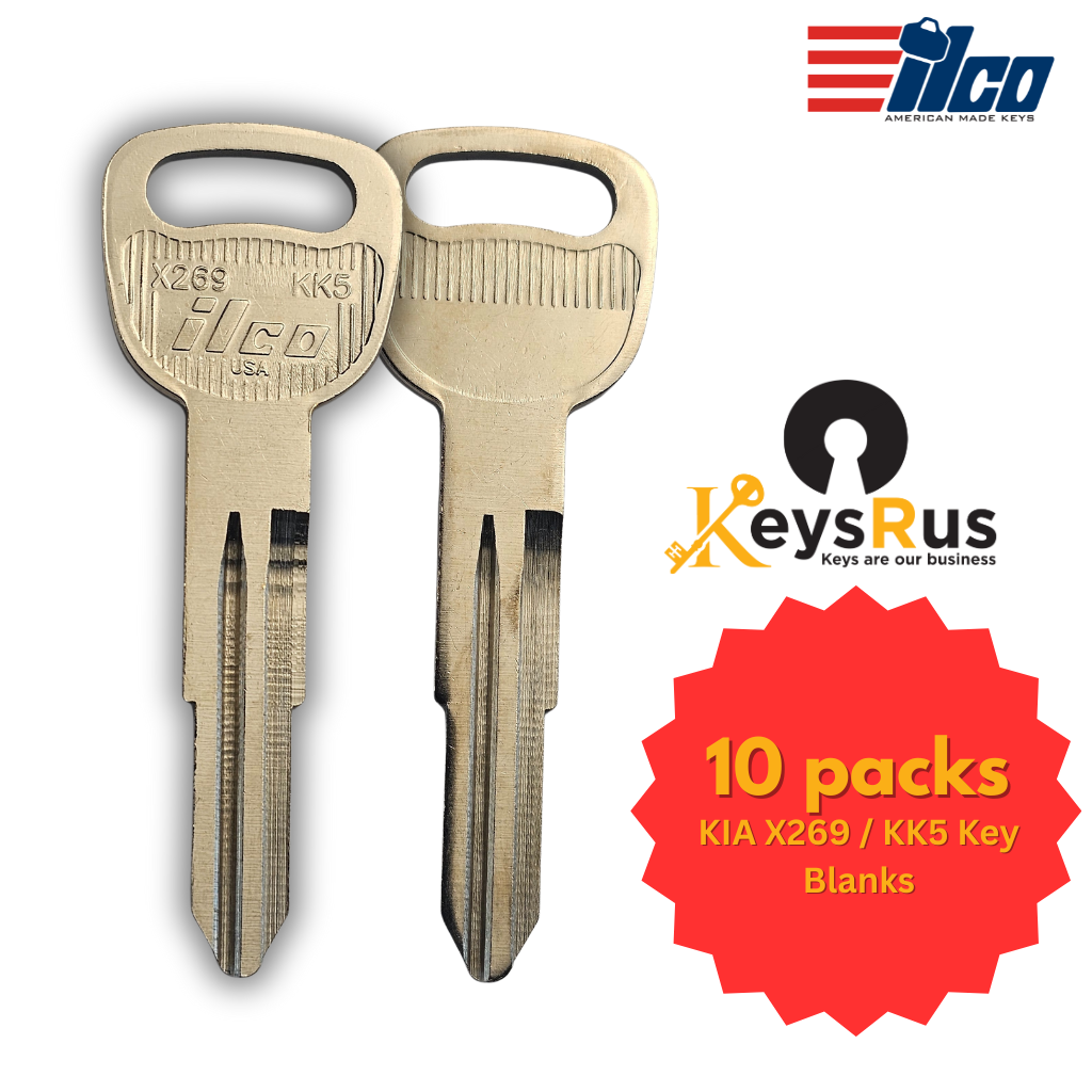 KIA X269 / KK5 Key Blanks – 10 Pack