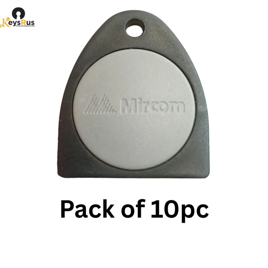 Mircom KT-MIR-0-0 Key Fob 10 Pack, USA & Canada