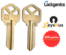 KW1-BR Lockgenics Key Blanks – 300 Pack | Premium Replacement Keys for Residential & Commercial Locks 5 Key Blanks - 300 Pack - Premium Replacement Keys for Residential & Commercial Locks