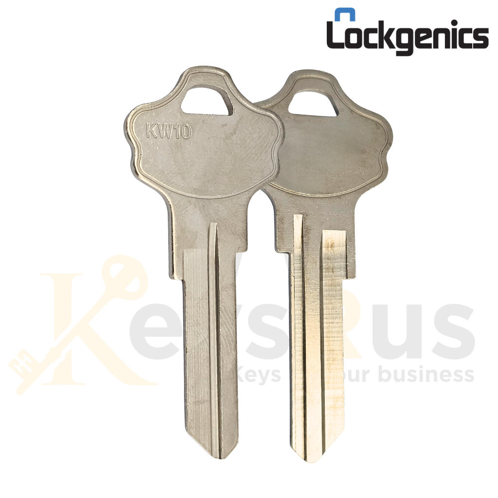 KW10-NP Key Blank – Kwikset KW10 Keyway – 10/50-Pack – LockGenics