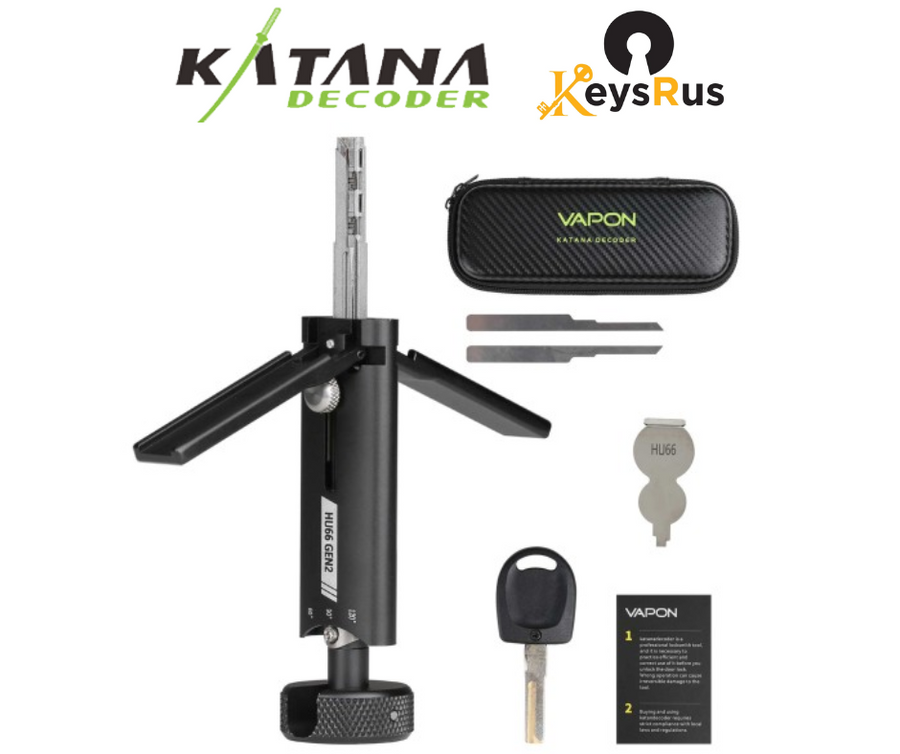 Katana HU66 Gen 2 2-in-1 Pick & Decoder Tool, For VW, Audi, Skoda, Seat, Porsche by Vapon