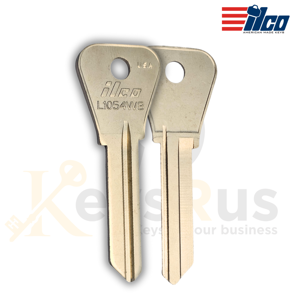 L1054WB Key Blanks, 10-Pack, Durable Replacement Keys for Secure Locks